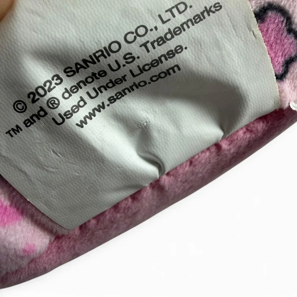 Sanrio My Melody Pink Plush Travel Neck Pillow Northwest Group Snap Closure